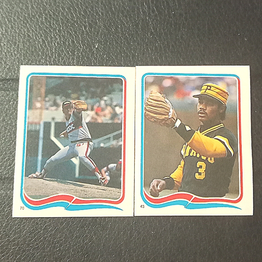 1985 Star Stickers Fleer 2 pack Tom Seaver & Johnny Ray Baseball cards stickers